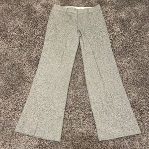 Theory Grey Wool Flare Pants